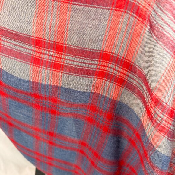 Bujibaja Women's Plaid Wool Wrap/Scarf | OS - Picture 5 of 9